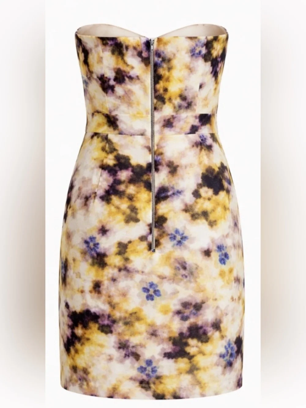 J. Crew Watercolor Linen Corset Dress